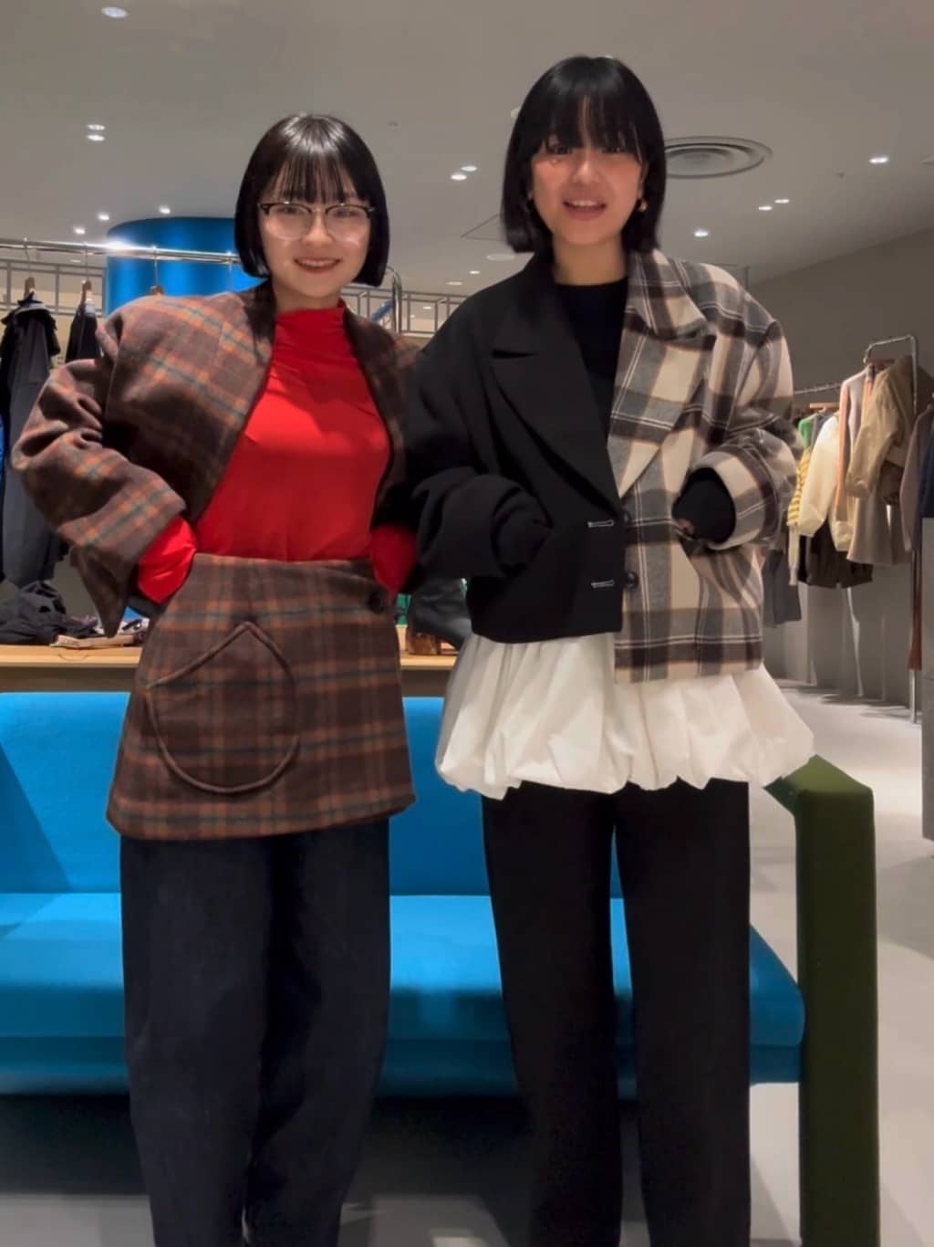 HeRIN.CYE | Bi color asymmetry jacket | Rakuten Fashion(楽天