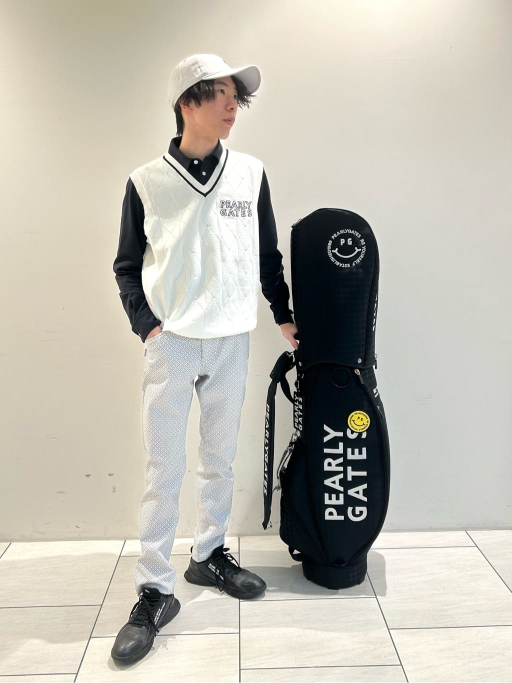 PEARLY GATES | キャディバッグ (46インチ対応) (UNISEX) | Rakuten