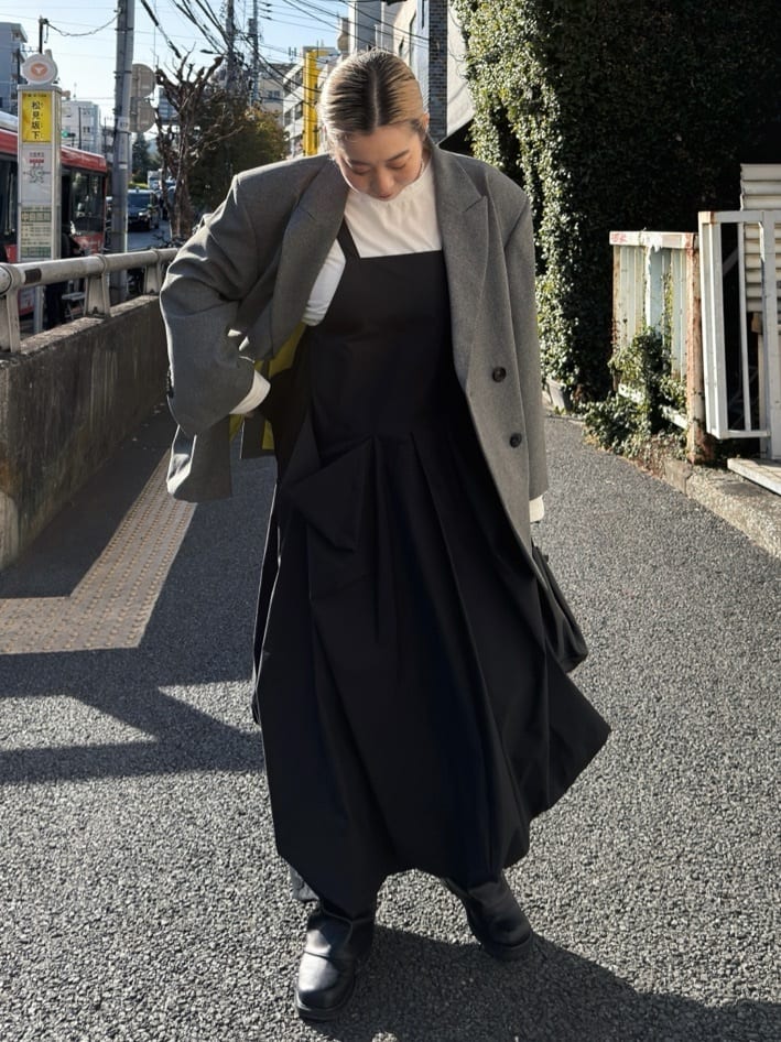 HeRIN.CYEのCLO Balloon hem dressを使ったコーディネートを紹介します。｜Rakuten Fashion(楽天ファッション／旧楽天ブランドアベニュー)7073500