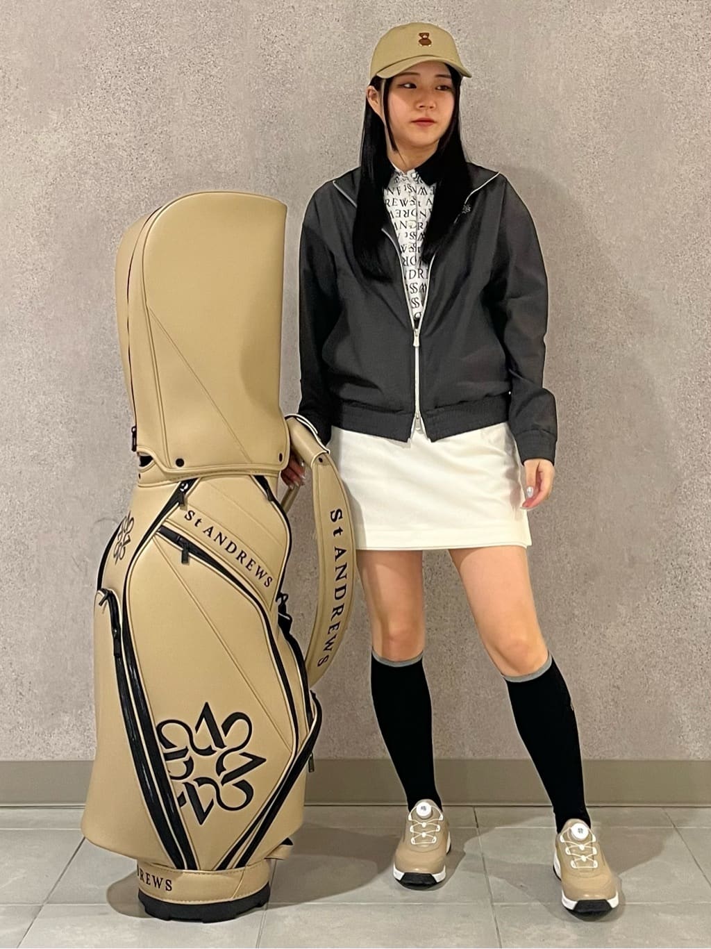 St ANDREWS | シンセティックレザーキャディーバッグ (46インチ対応