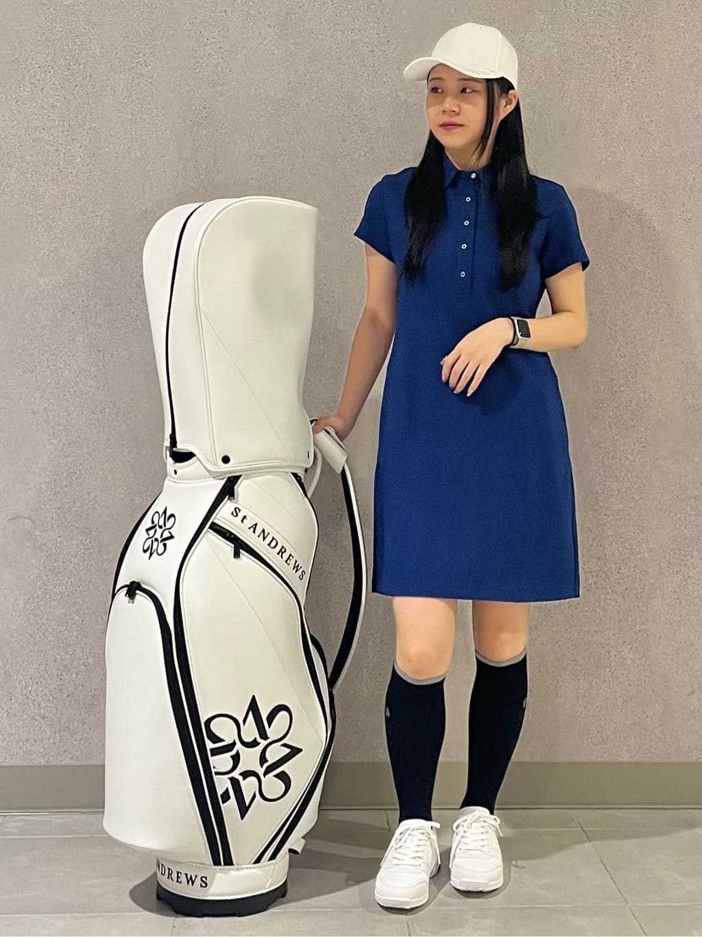 St ANDREWS | シンセティックレザーキャディーバッグ (46インチ対応