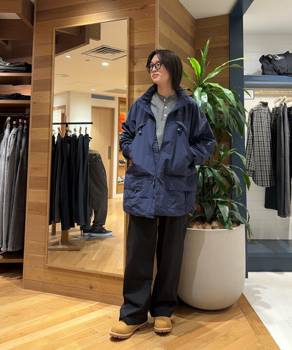 リネンギマパッチワークヘンリー BEAMS MEN | BEAMS PLUS｜【別注】Healthknit / Honeycomb Thermal