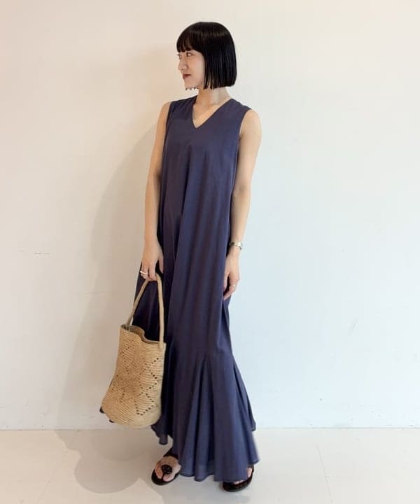 Demi-Luxe BEAMS | 【別注】MARIHA / 夏の月影 ワンピース ソリッド