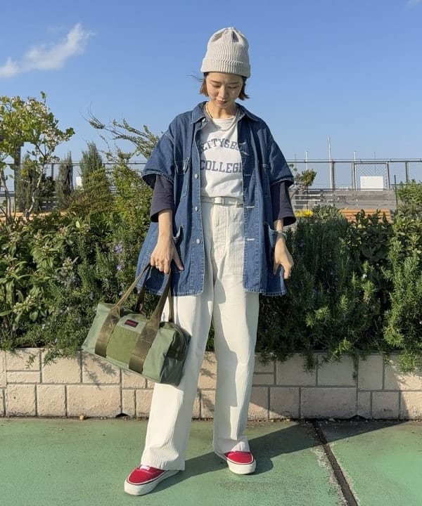 BEAMS WOMEN | デニム カバーオール ショートスリーブ | Rakuten