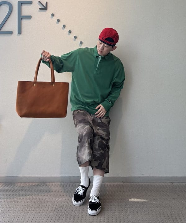 BEAMS MEN | 【ビームスの百名品】SLOW/ 別注 TOTE レザートートバッグ