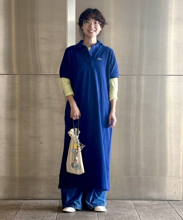 BEAMS WOMEN | 【別注】LACOSTE / ポロ ワンピース | Rakuten Fashion