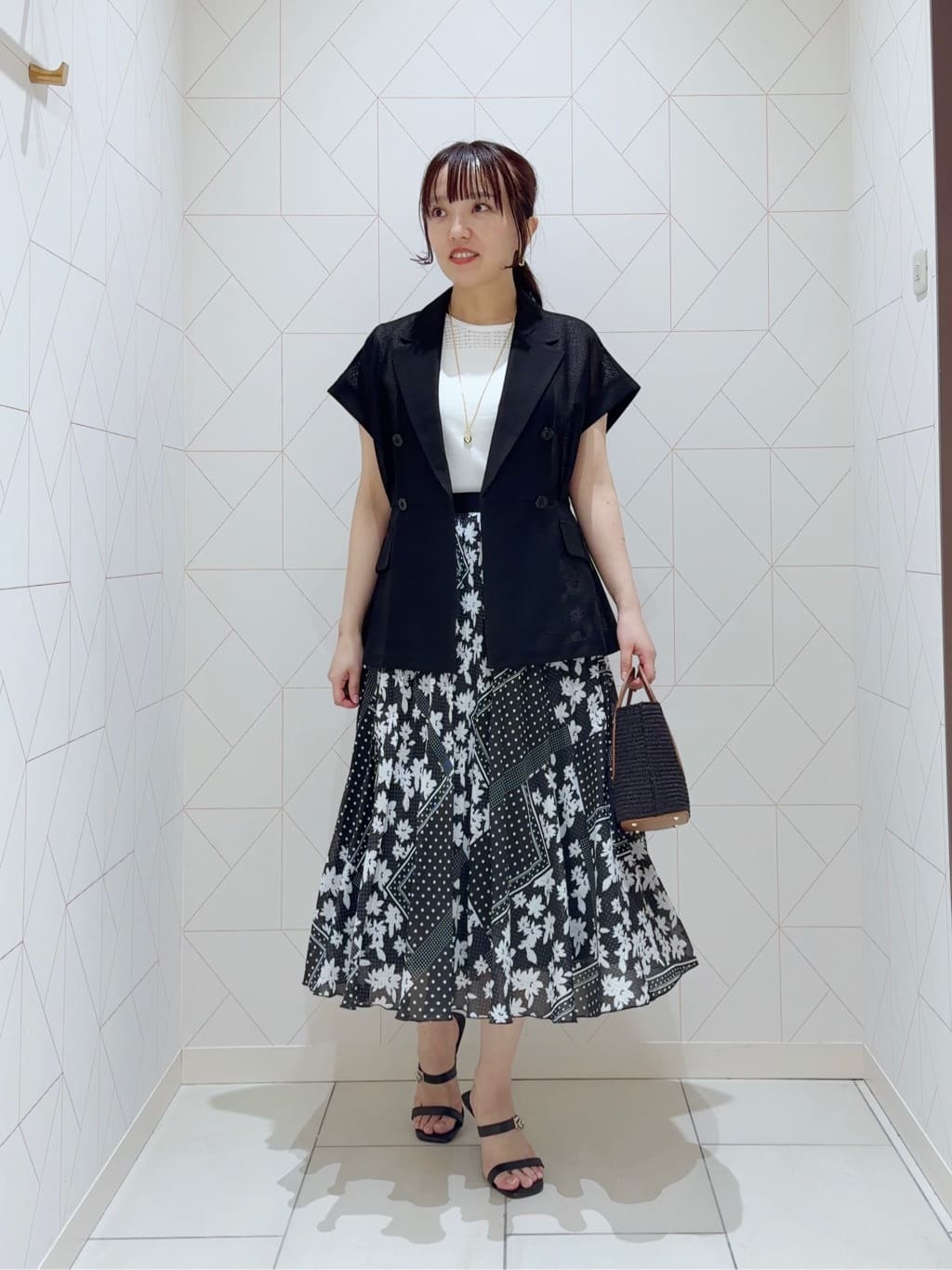 ANAYI | カラミダブルペプラム ジャケット | Rakuten Fashion(楽天