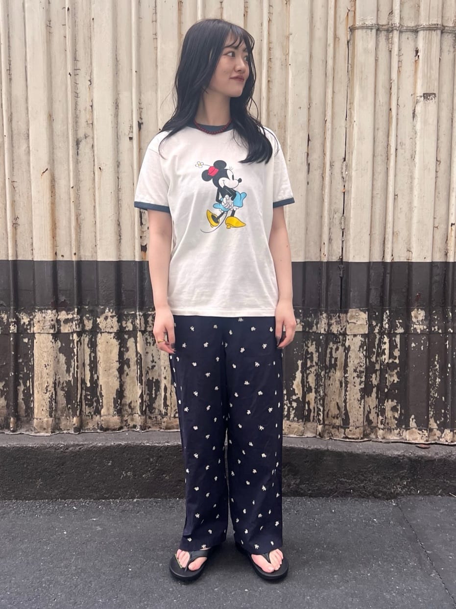 FREAK'S STORE | インド 小花刺繍 イージーパンツ<セットアップ対応