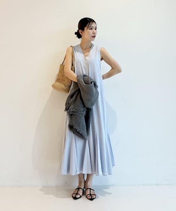 Demi-Luxe BEAMS | 【別注】MARIHA / 夏の月影 ワンピース ソリッド
