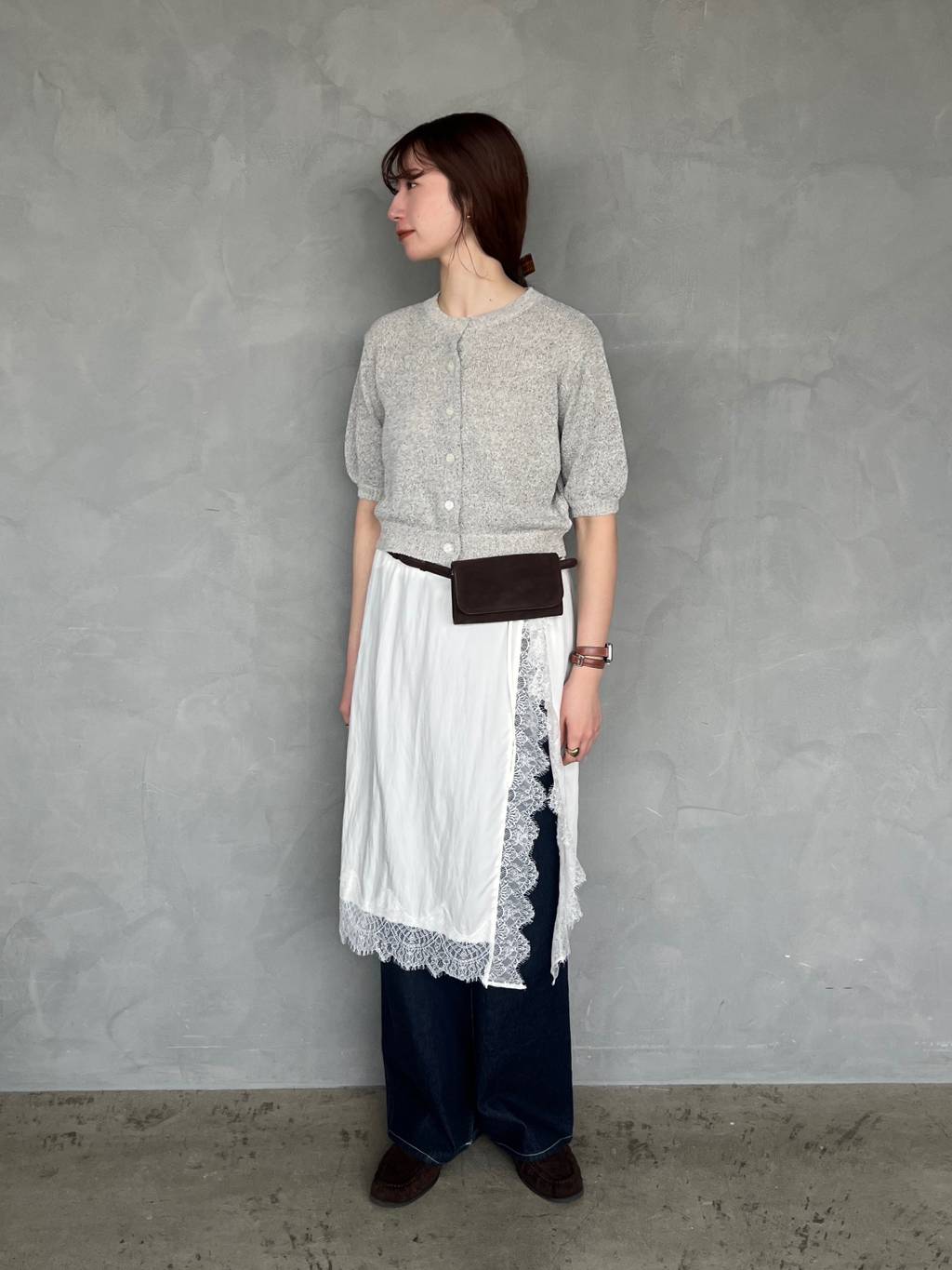 LOWRYS FARM | メランジ2PセットカーディガンSS | Rakuten Fashion