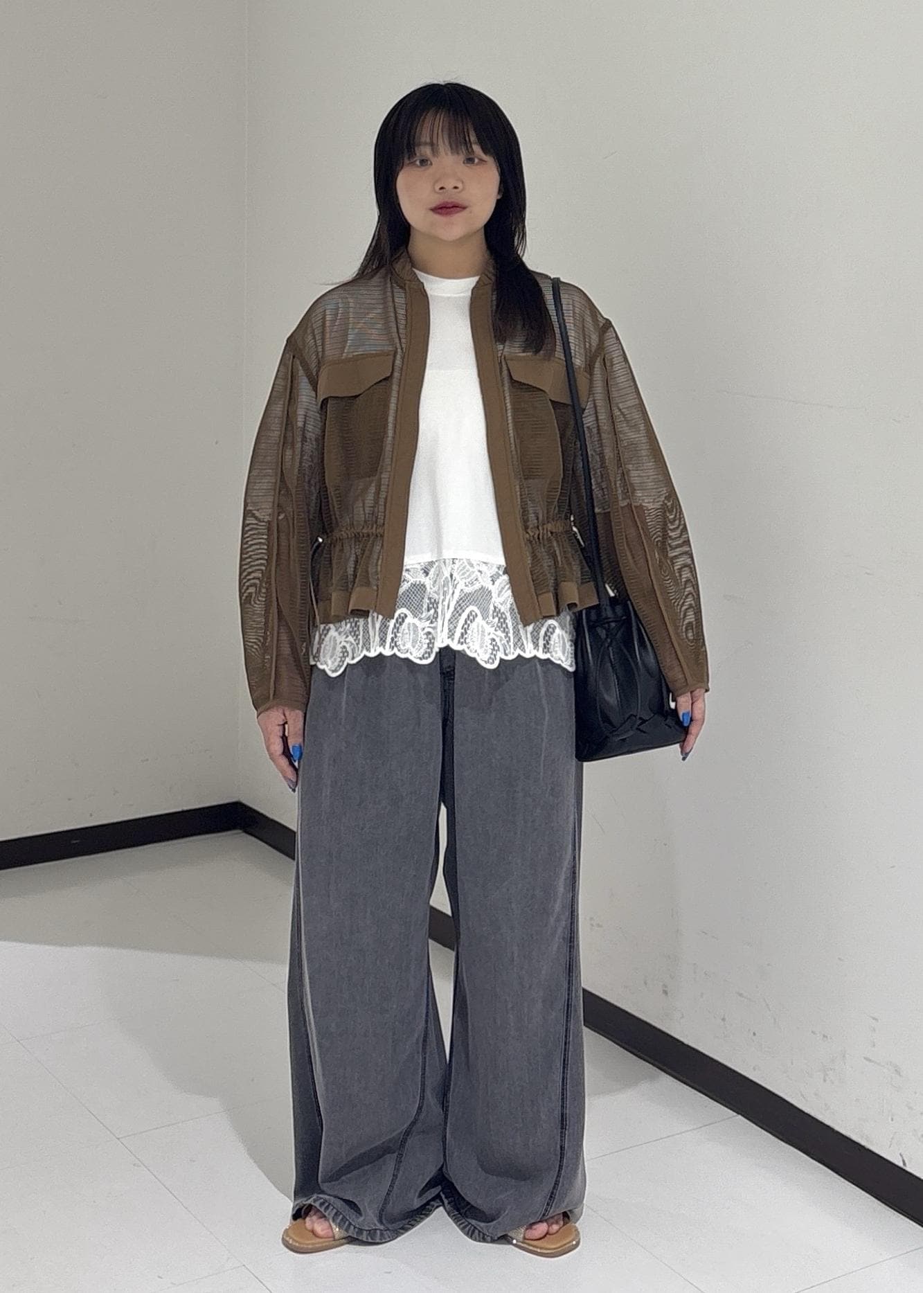 ADAM ET ROPE' | ドロストメッシュシャツ | Rakuten Fashion(楽天