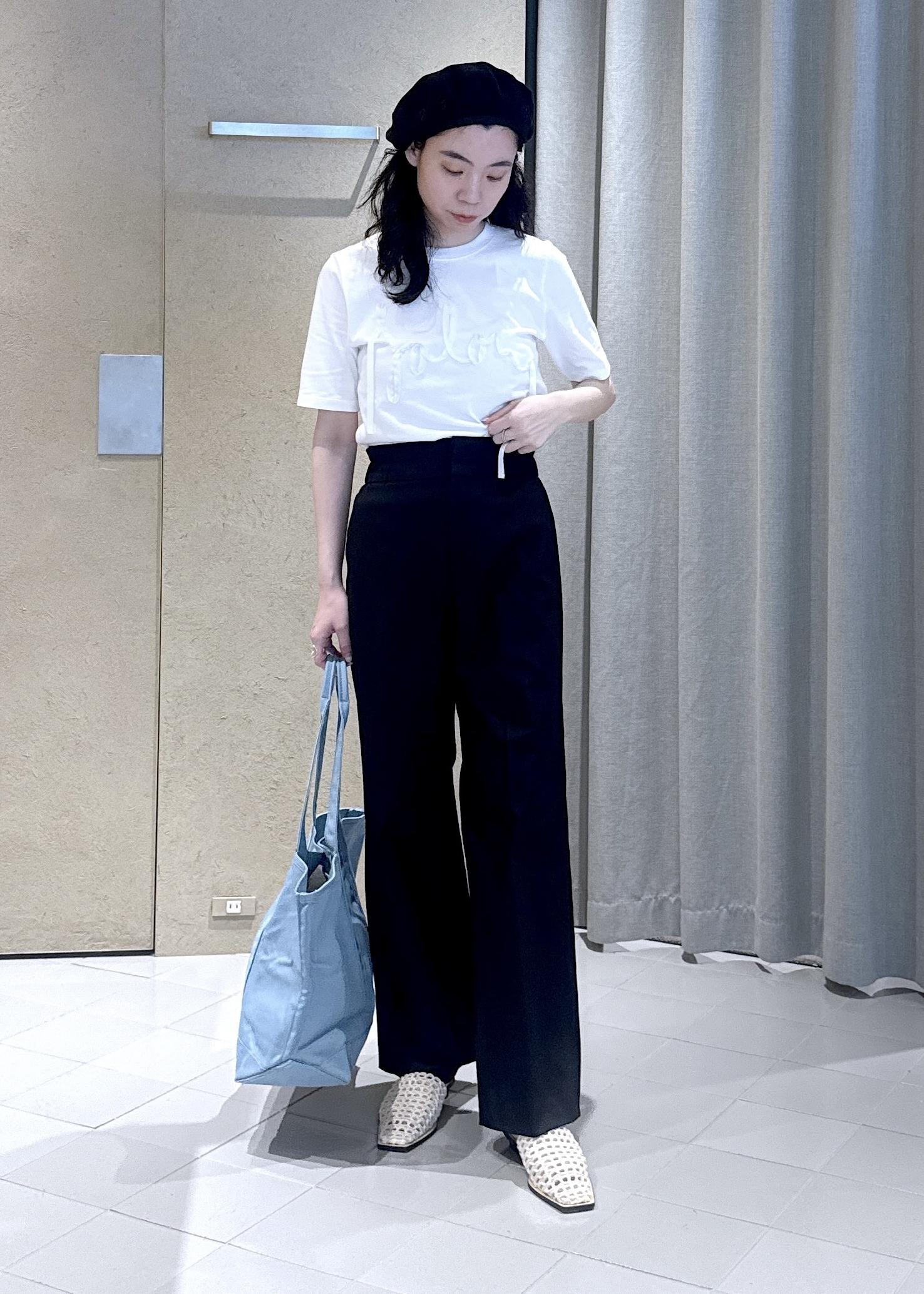 SALON adam et rope' | コットンライクスタイルアップパンツ 2