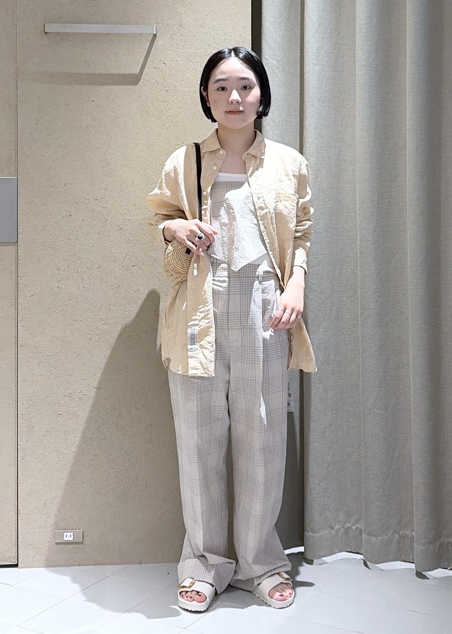 SALON adam et rope'のプリマベールファームリーリブタンクトップ / UVケア・洗えるを使ったコーディネートを紹介します。｜Rakuten Fashion(楽天ファッション／旧楽天ブランドアベニュー)7106489