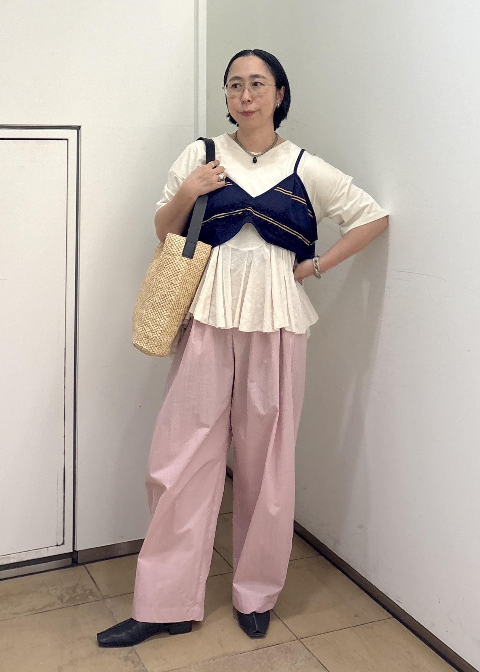 【AAYUSHI（アユーシ） for SALON】別注ペプラムラッフルTシャツ SALON adam et rope' | 【AAYUSHI(アユーシ) for SALON】別注ペプラム