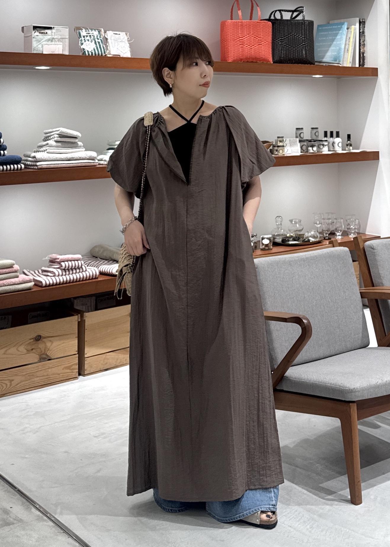 SALON adam et rope' | 【WEB限定】2WAYリネンブレンドエンブロイ