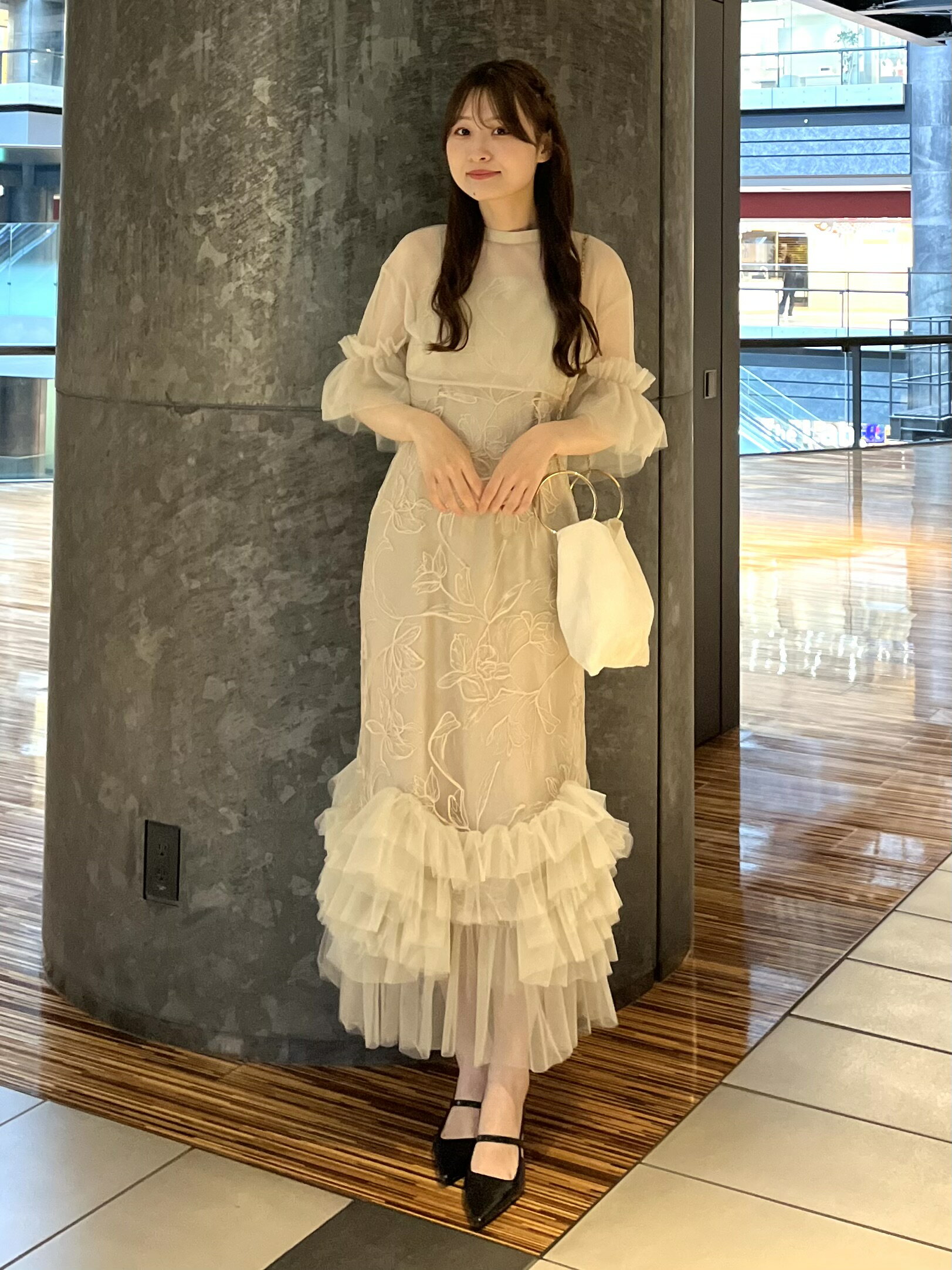 ANDRESD | 【2点セット】結婚式 刺繍チュールボレロドレス | Rakuten