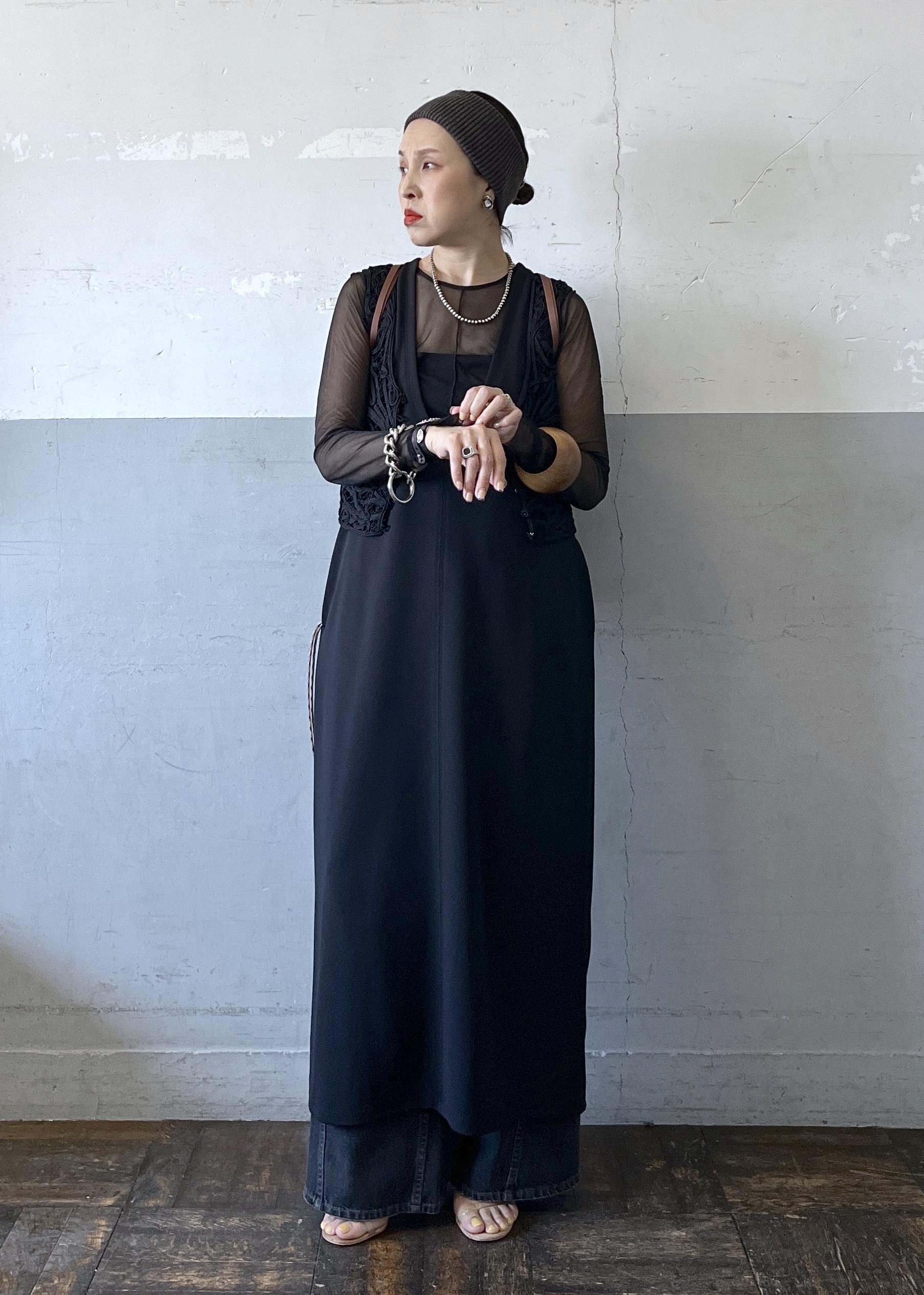 ADAM ET ROPE' | シアーロングスリーブワンピース | Rakuten Fashion