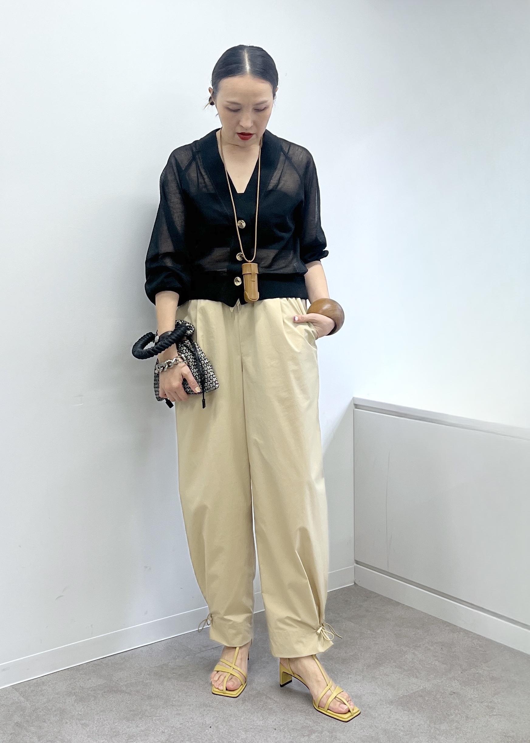 美品 アドーア ADORE 麻コットン シアーカーディガン ヨーロッパリネン ADAM ET ROPE' | 【WEB限定】・【サステナブル】リネンMIXシアー