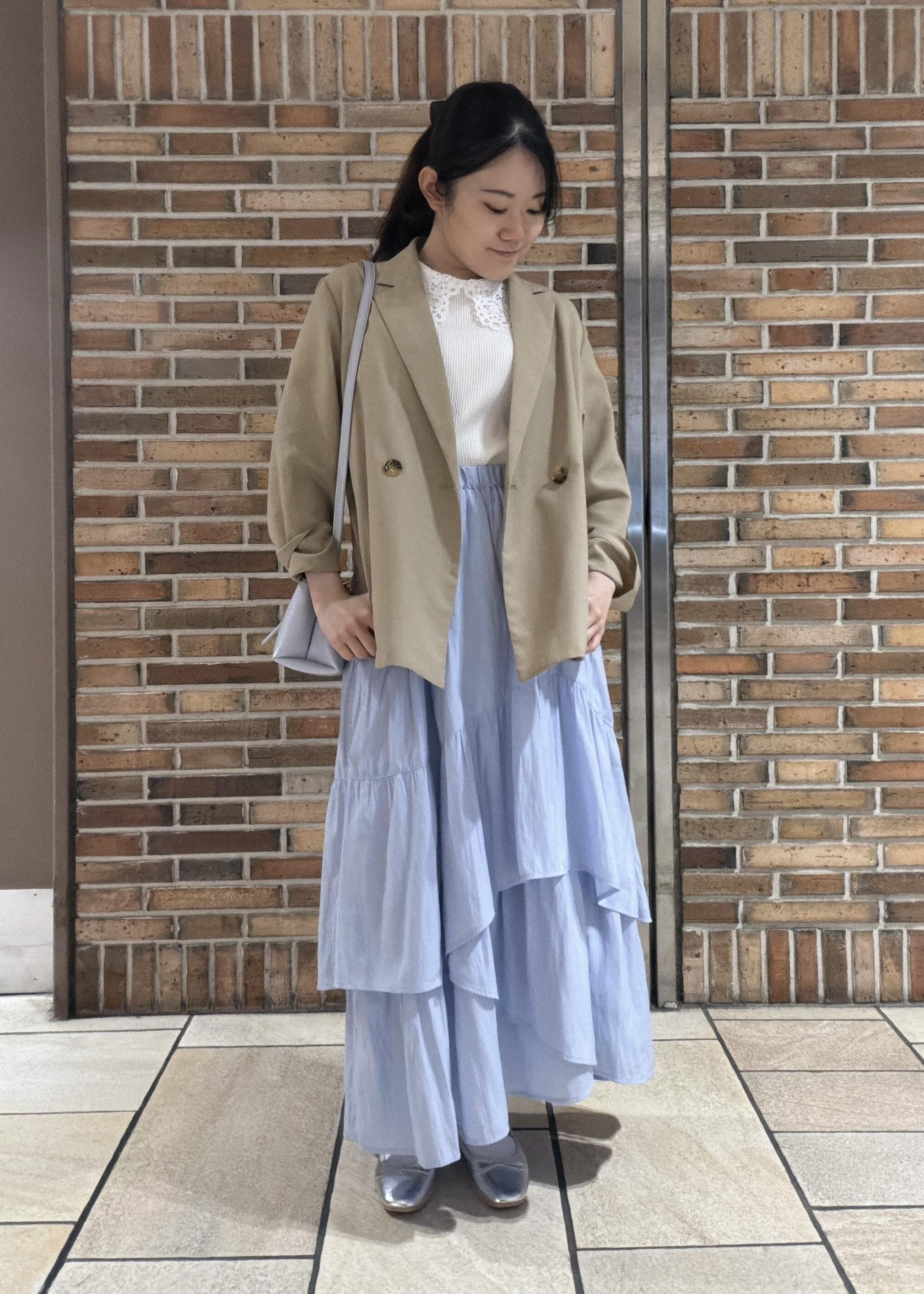 ROPE' PICNIC | レースカラーハーフスリーブリブニット | Rakuten