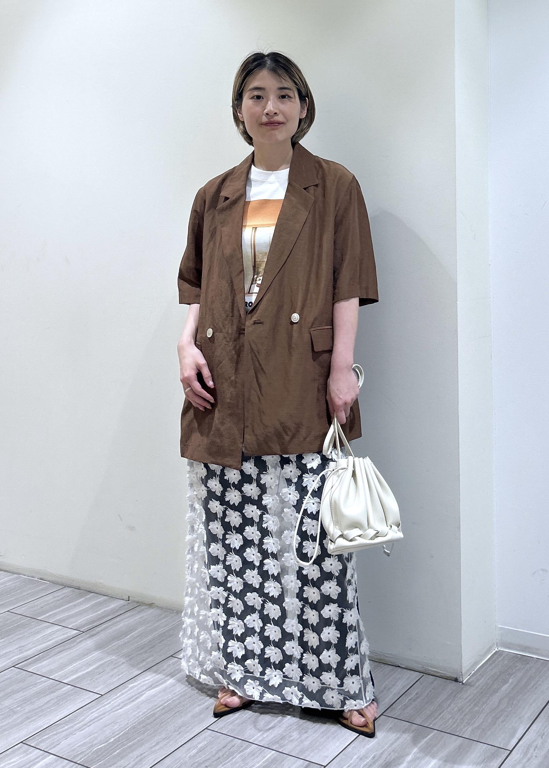 ADAM ET ROPE' | フラワーチュールラップスカート | Rakuten Fashion