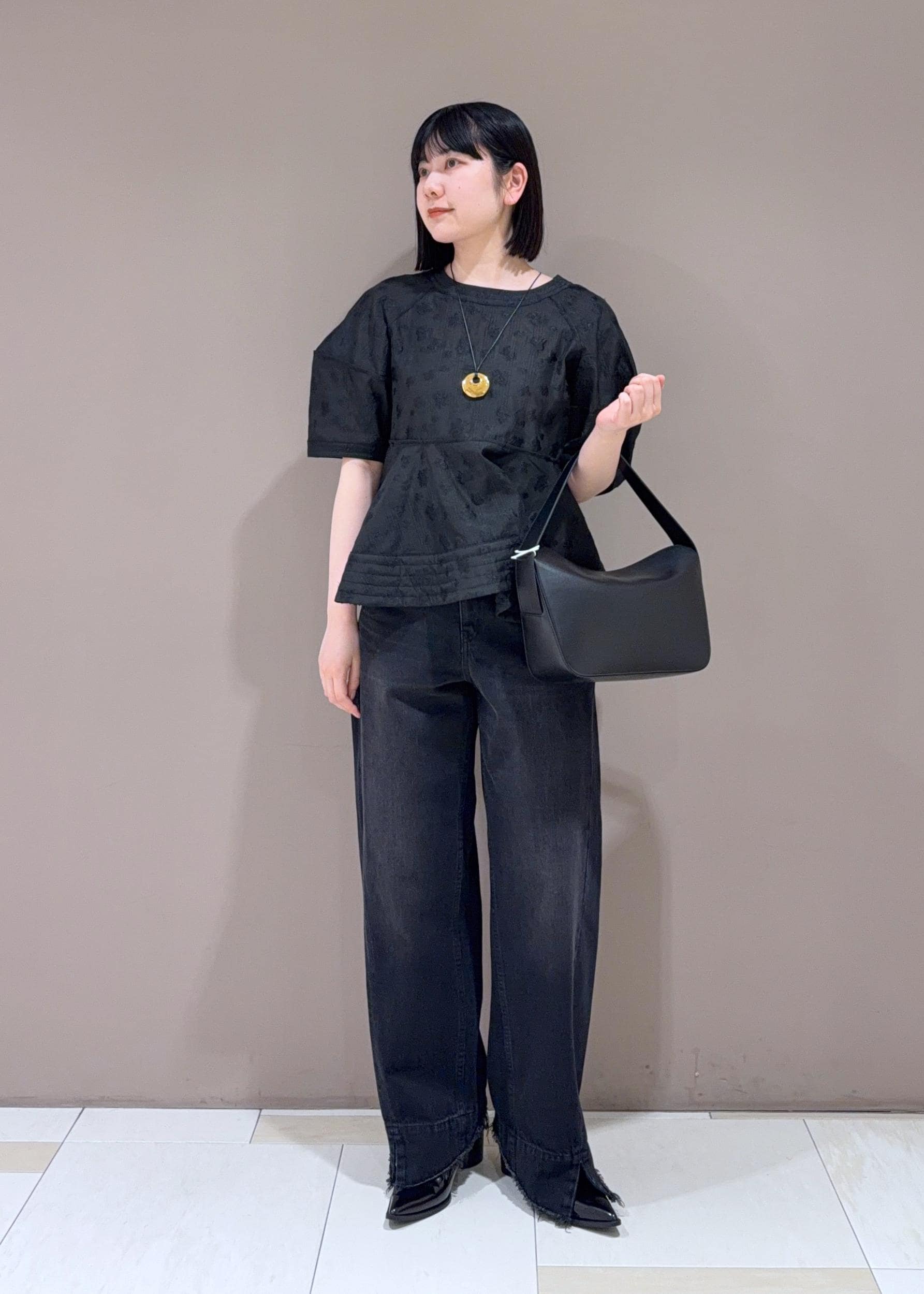 ADAM ET ROPE' | コクーンスリーブペプラムトップス | Rakuten Fashion