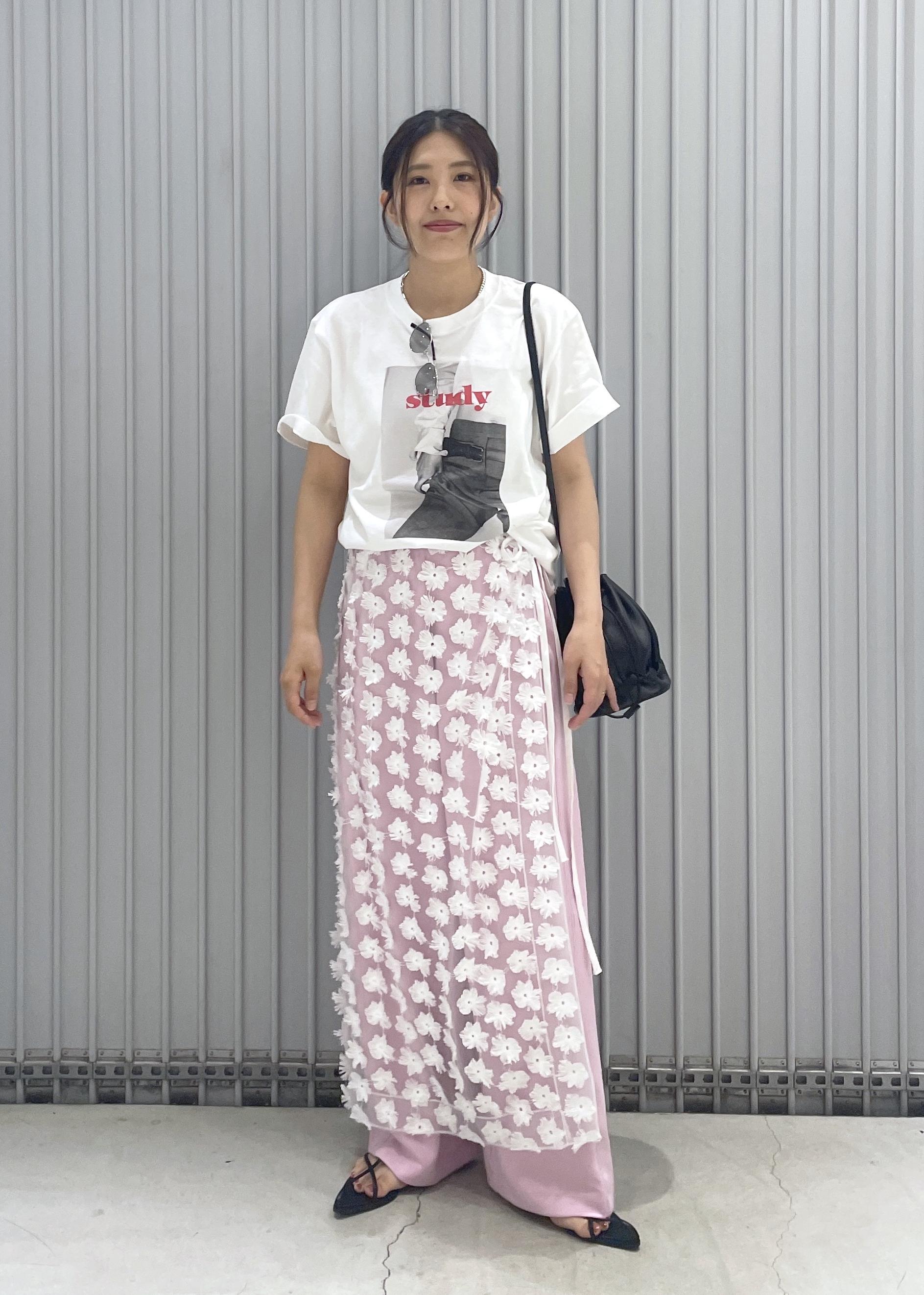 ADAM ET ROPE' | フラワーチュールラップスカート | Rakuten Fashion