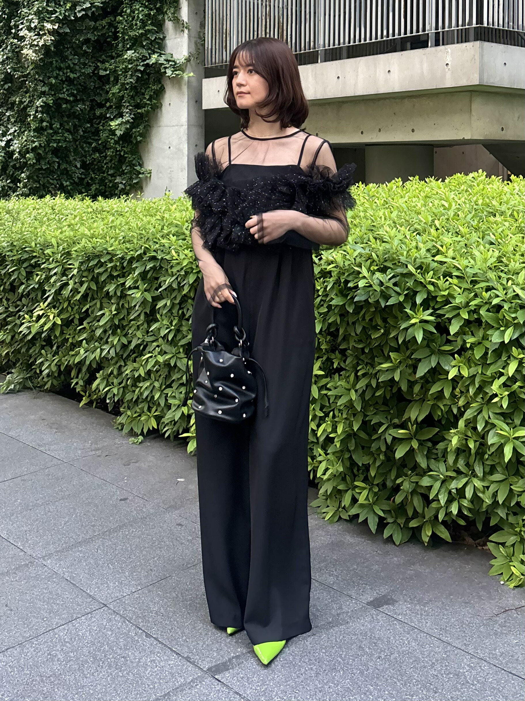 ANDRESD | 【3点セット】結婚式 チュールフリルオールインワン