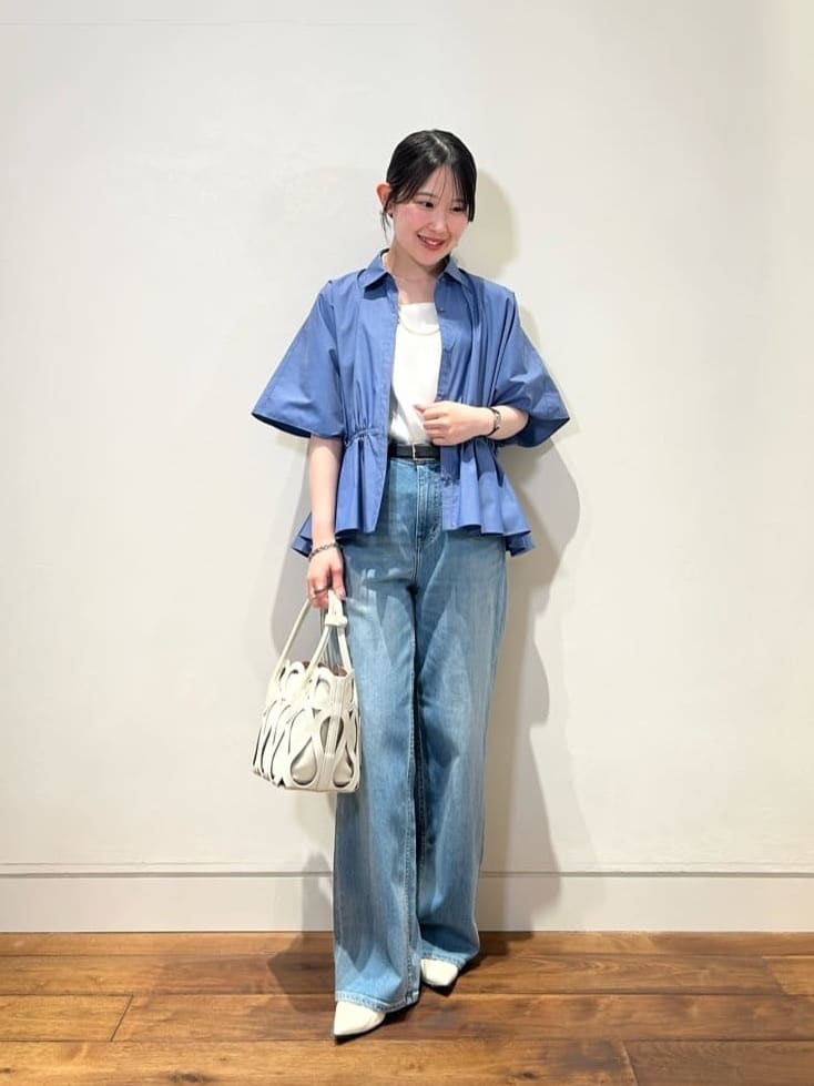 allurevilleのTCドルマンシャツブラウスを使ったコーディネートを紹介します。｜Rakuten Fashion(楽天ファッション／旧楽天ブランドアベニュー)7080481
