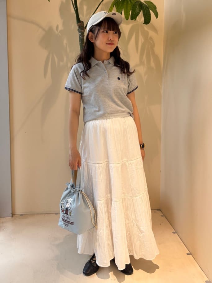 FREAK’S STOREのMARY QUANT × PUBLUX/マリークワント 鹿の子 ワンポイント ライン ポロシャツ 限定展開を使ったコーディネートを紹介します。｜Rakuten Fashion(楽天ファッション／旧楽天ブランドアベニュー)7080482