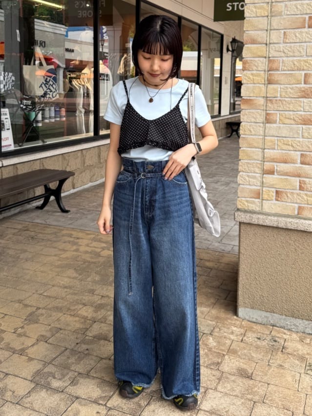 FREAK’S STOREのコットンモダール クルーネック Tシャツ 6色展開 S/Mを使ったコーディネートを紹介します。｜Rakuten Fashion(楽天ファッション／旧楽天ブランドアベニュー)7080499