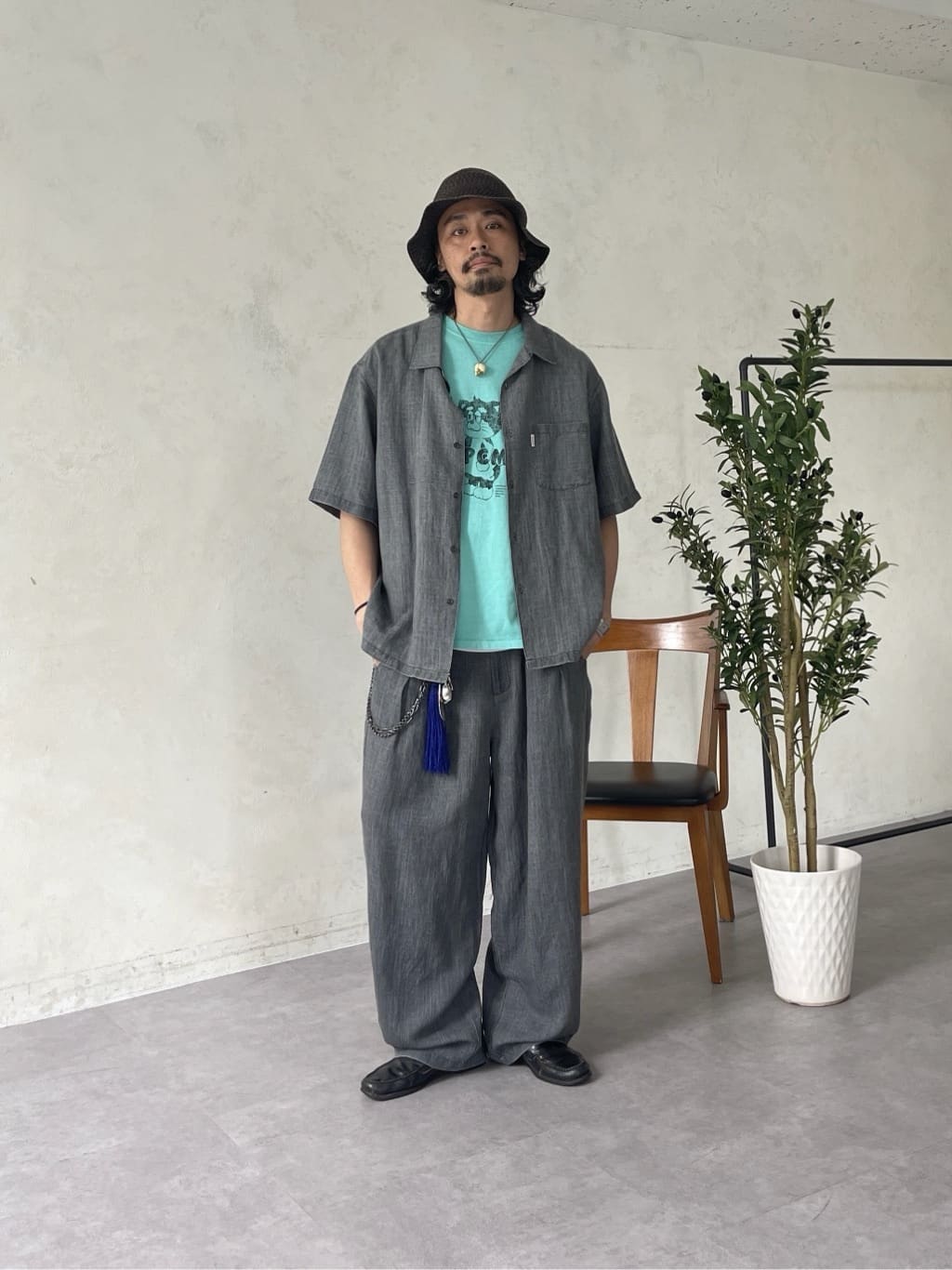 CPCM | ピグメントリネン2タックスラックス | Rakuten Fashion(楽天