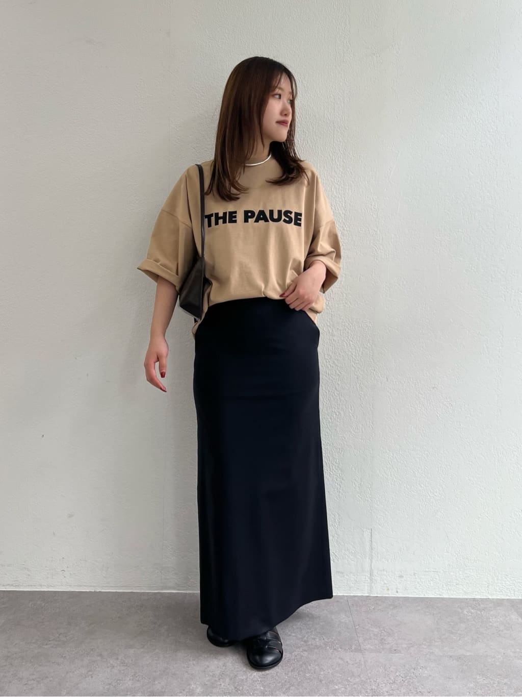 Whim Gazette | ジャージーIラインロングスカート | Rakuten Fashion