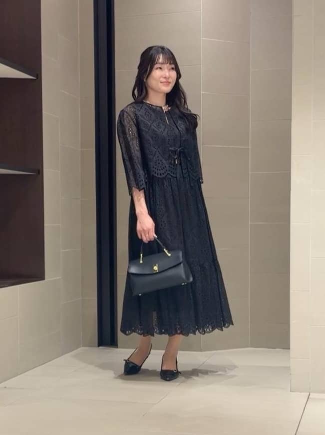 ANAYI | エンブロイダリーティアードワンピース | Rakuten Fashion
