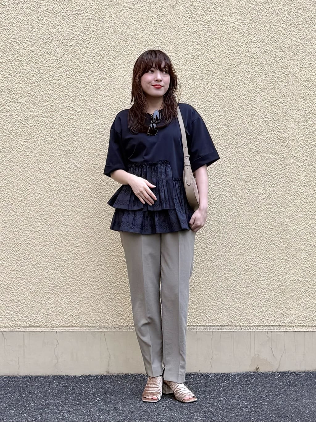 UNITED ARROWS LTD. OUTLET | エンブロイダリープリーツ コンビ T
