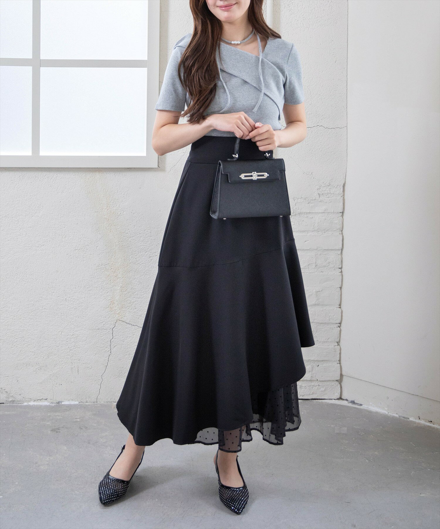 clear | 【低身長対応/サイズ展開あり】アソート柄シアードッキング