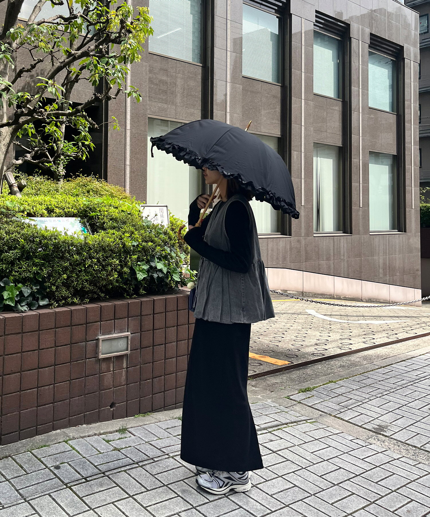 untule | 【完全遮光100%】 長傘S/50cm/フリル | Rakuten Fashion(楽天