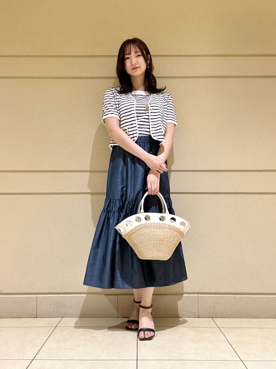 ANAYI | タフタサイドティアード スカート | Rakuten Fashion(楽天