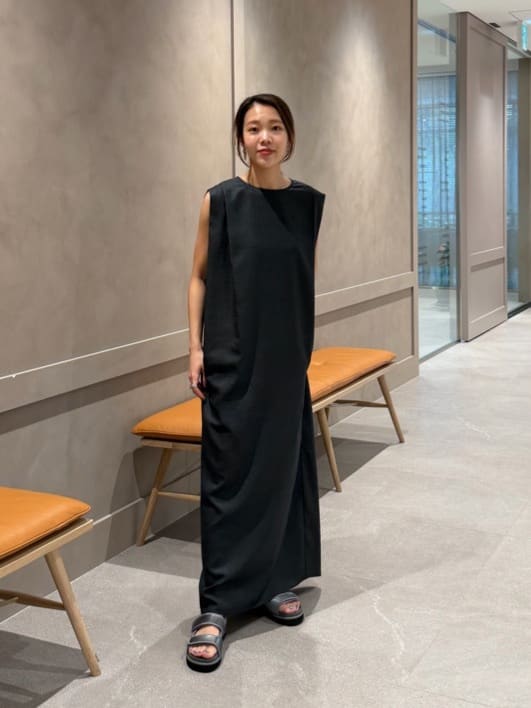 ＜MARW UNITED ARROWS＞ウエストドレープワンピース 洗える 38 MARW UNITED ARROWS＞ウエスト ドレープ ワンピース（ワンピース