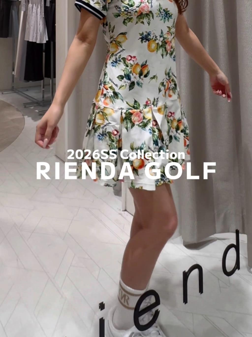 rienda | 【一部店舗・WEB限定】【RIENDA GOLF】ローウエストプリーツ