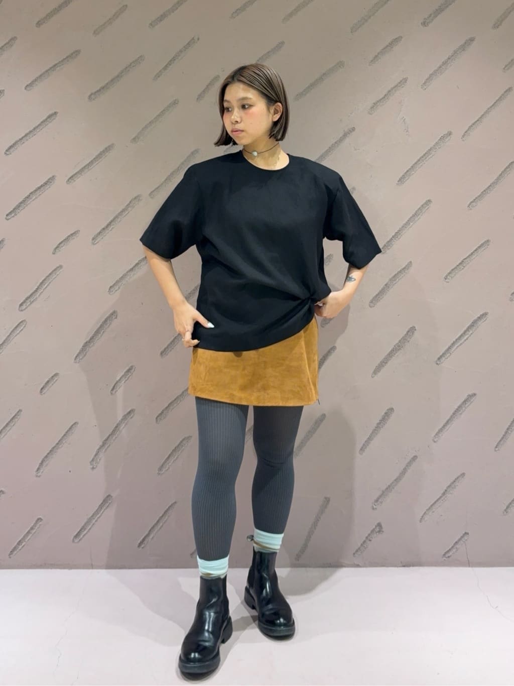 roku 6 スウェードミニスカート　36 BEAUTY&YOUTH UNITED ARROWS | <6(ROKU)>スエード ミニスカート