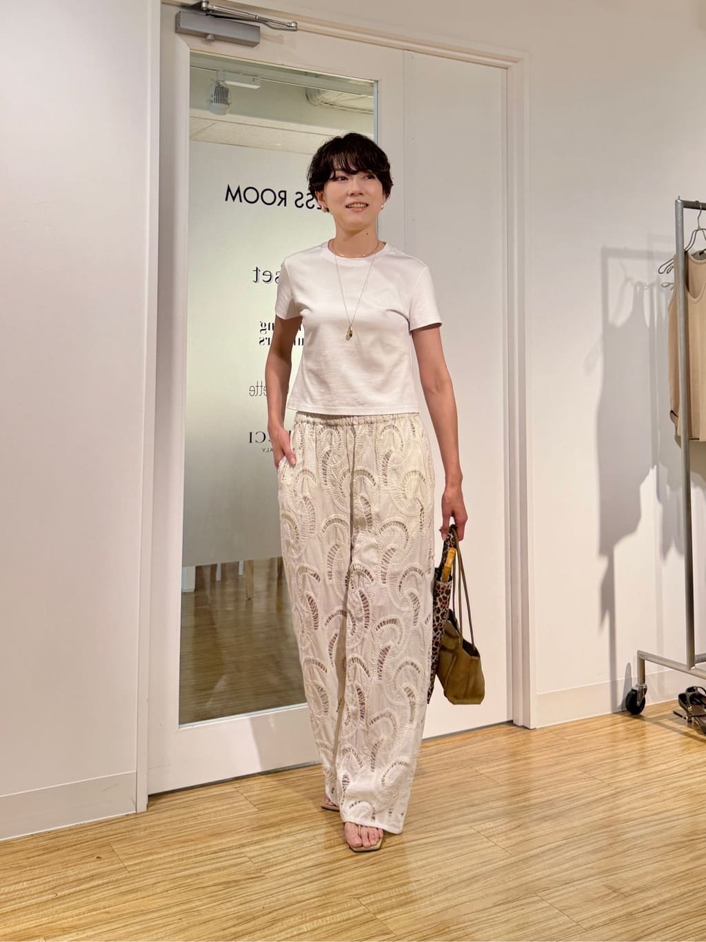 Whim Gazette | 【WEB限定】エンブロイダリーパンツ | Rakuten Fashion