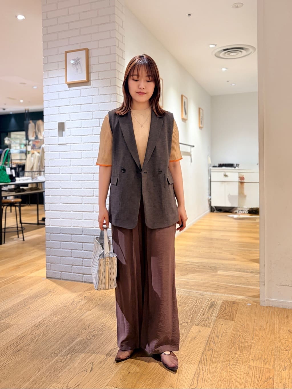 UNITED ARROWS green label relaxing | ラスティック ツイル ジレ