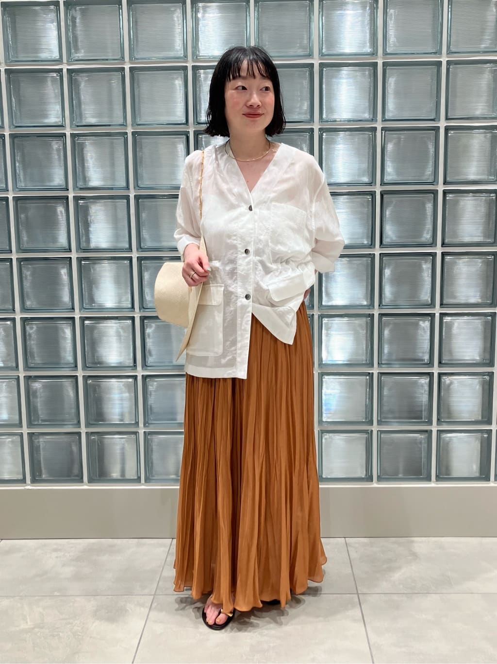 UNITED ARROWS | <conte>シアー Vネック サファリシャツ | Rakuten