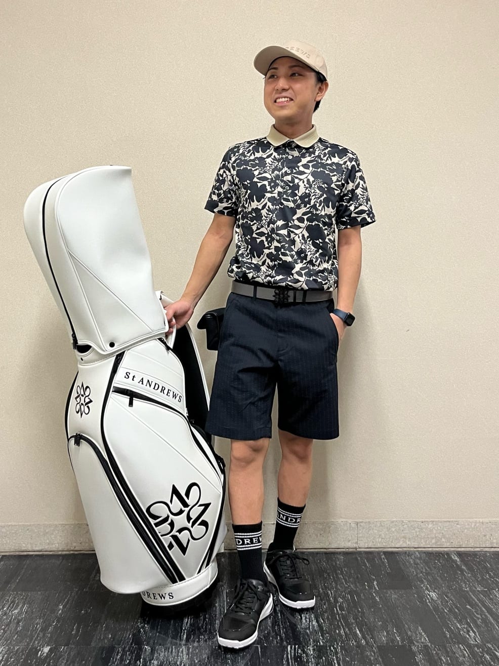 St ANDREWS | シンセティックレザーキャディーバッグ (46インチ対応