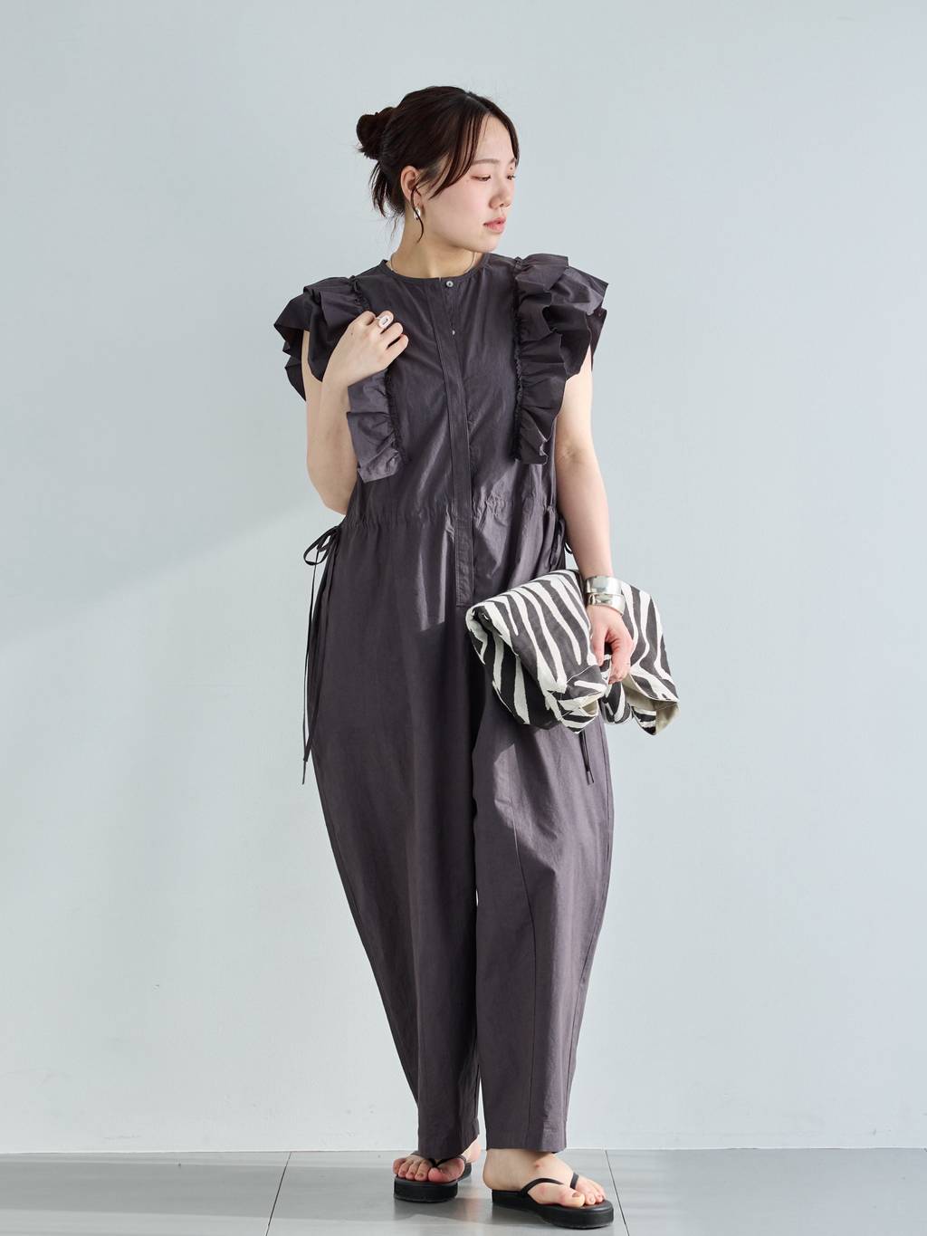 Curensology | コットンフリルオールインワン | Rakuten Fashion(楽天