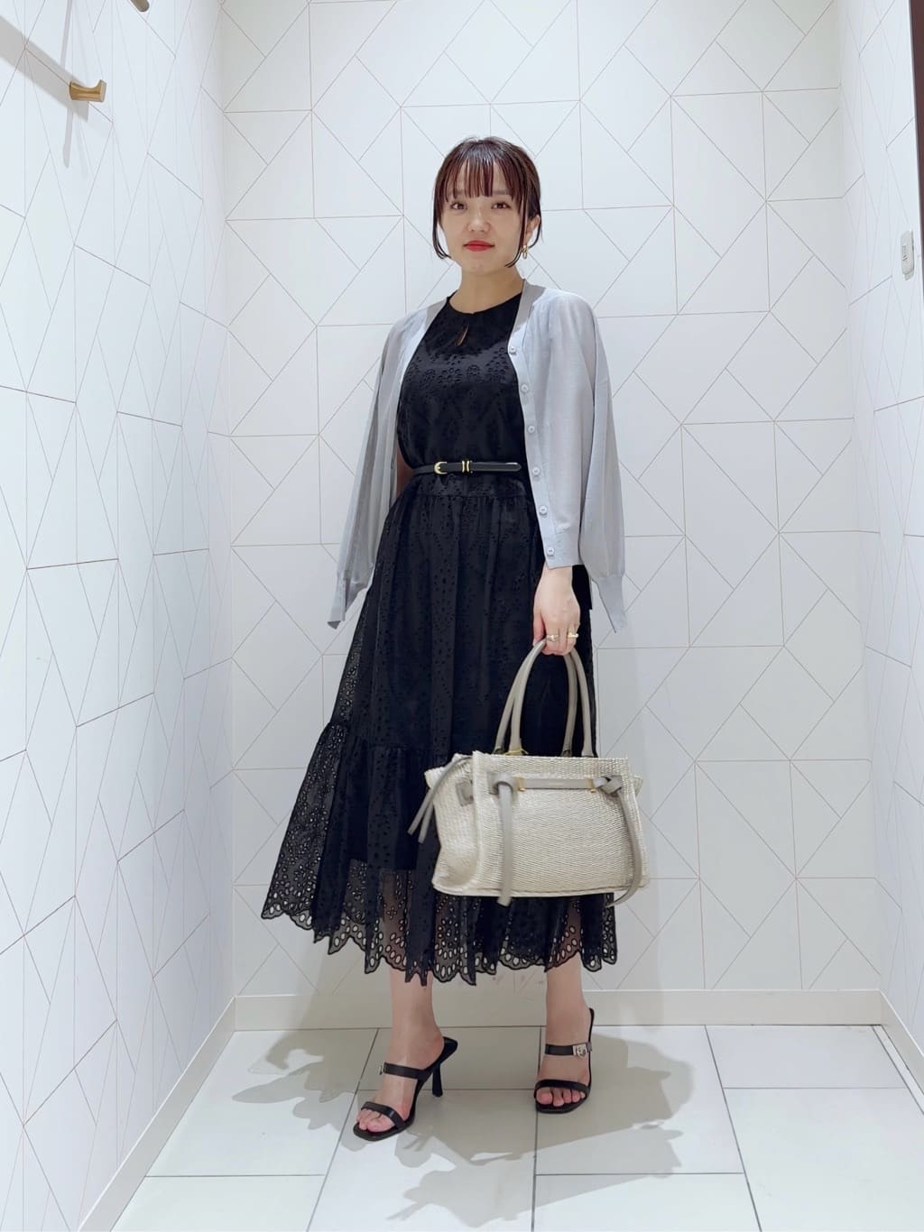 ANAYI | エンブロイダリーティアードワンピース | Rakuten Fashion