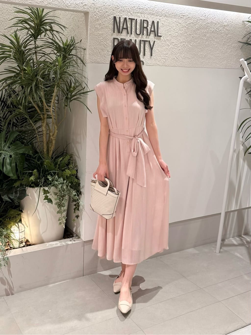 NATURAL BEAUTY BASIC | シャドーストライプワンピース | Rakuten