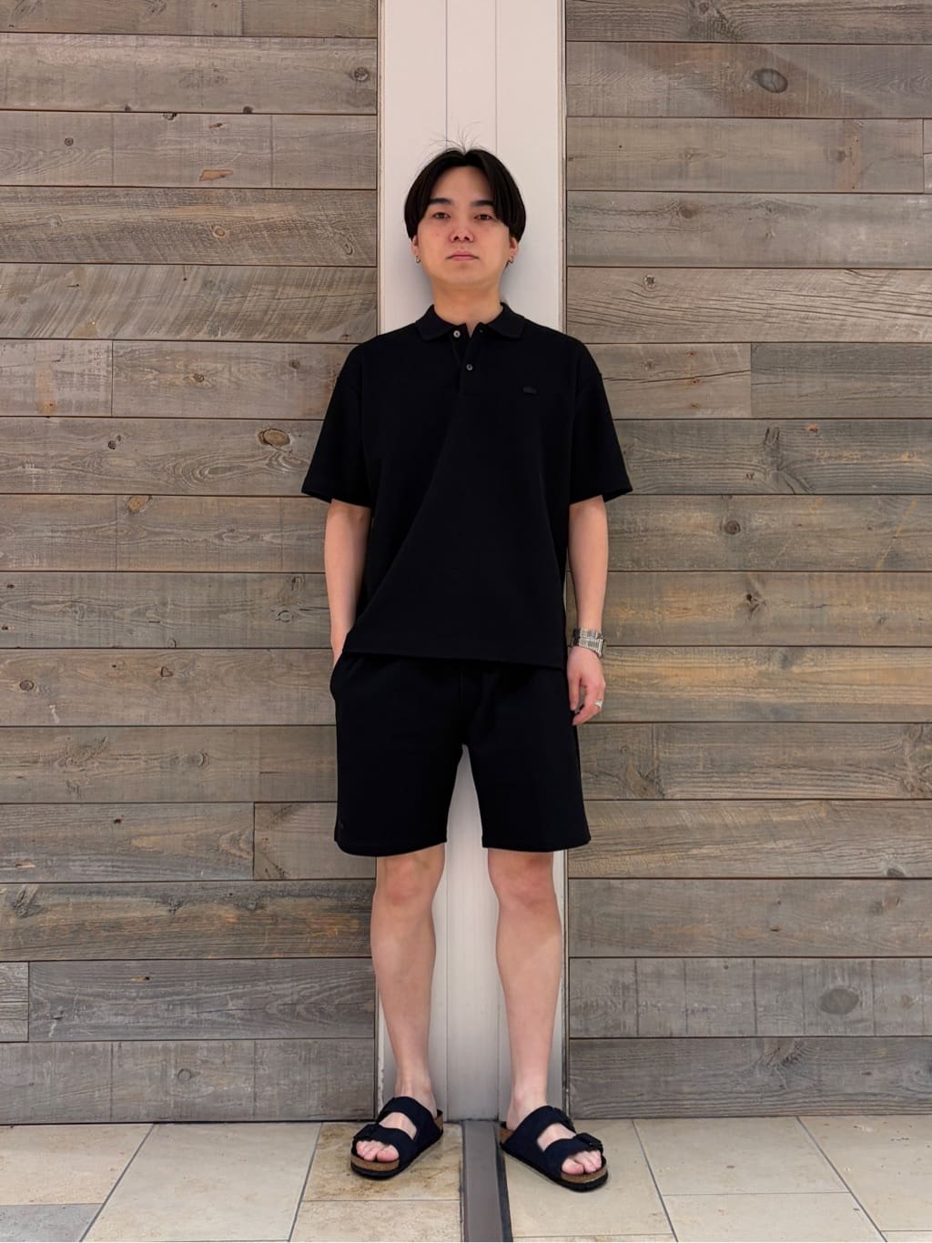 LACOSTE for BEAUTY&YOUTH 別注ショーツ M ダークグレー LACOSTE for BEAUTY&YOUTH＞ワントーン ショートパンツ（その他パンツ