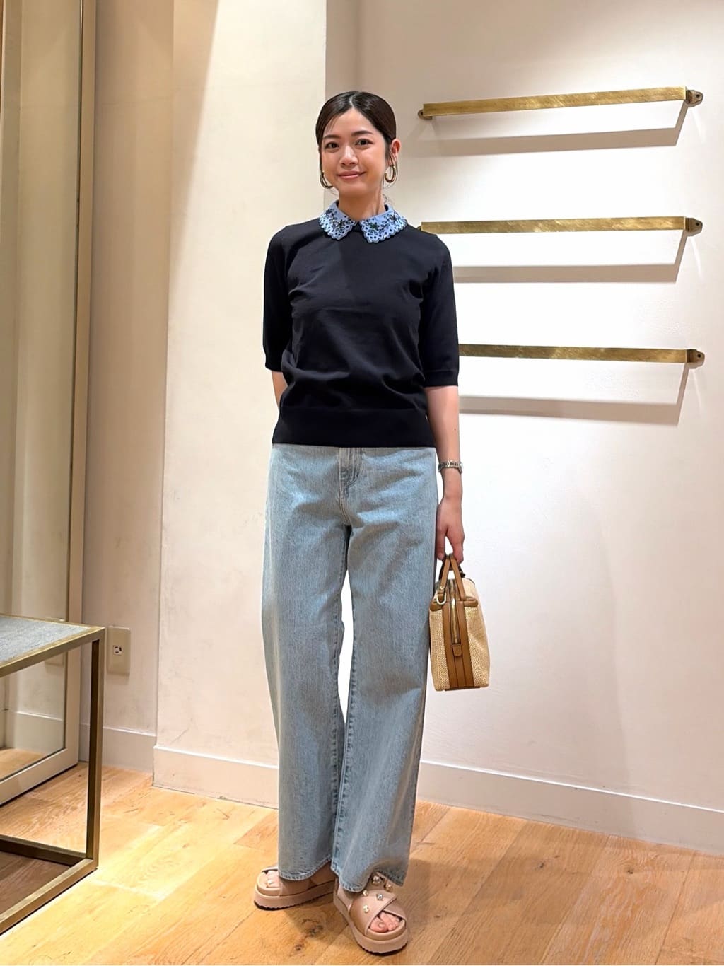 UNITED ARROWS | レディー フラワー ビジュー ニット | Rakuten