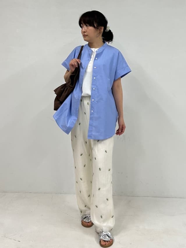 FREAK'S STORE | 限定展開 シアー小花柄刺繍ルーズパンツ | Rakuten